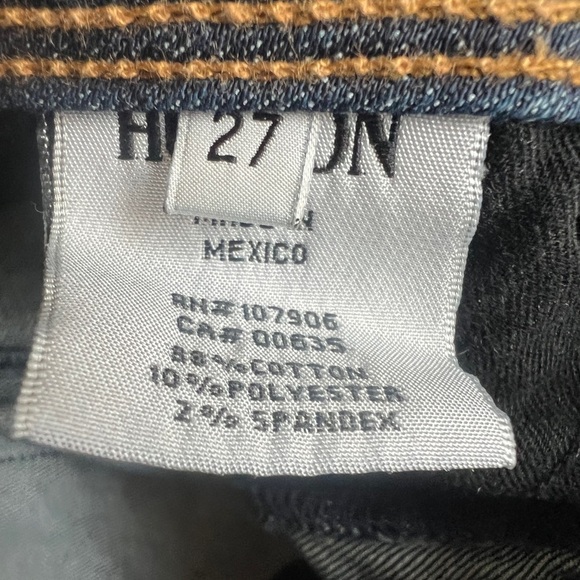 Hudson Jeans Dark Wash Skinny Stretch Denim Flap Pocket Women’s 27 - Picture 4 of 6